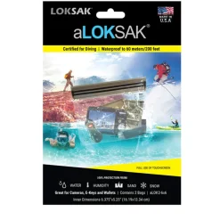 aLOKSAK 6 x 6 - Water/Air Tight bags - 2 pack