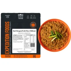 Beef Stroganoff with Rice (Double Serving)