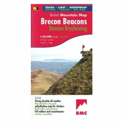 British Mountain Map - Brecon Beacons