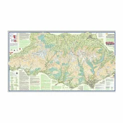 British Mountain Map - Brecon Beacons