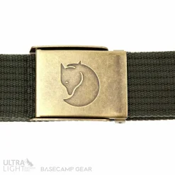 Canvas Brass Belt 4cm