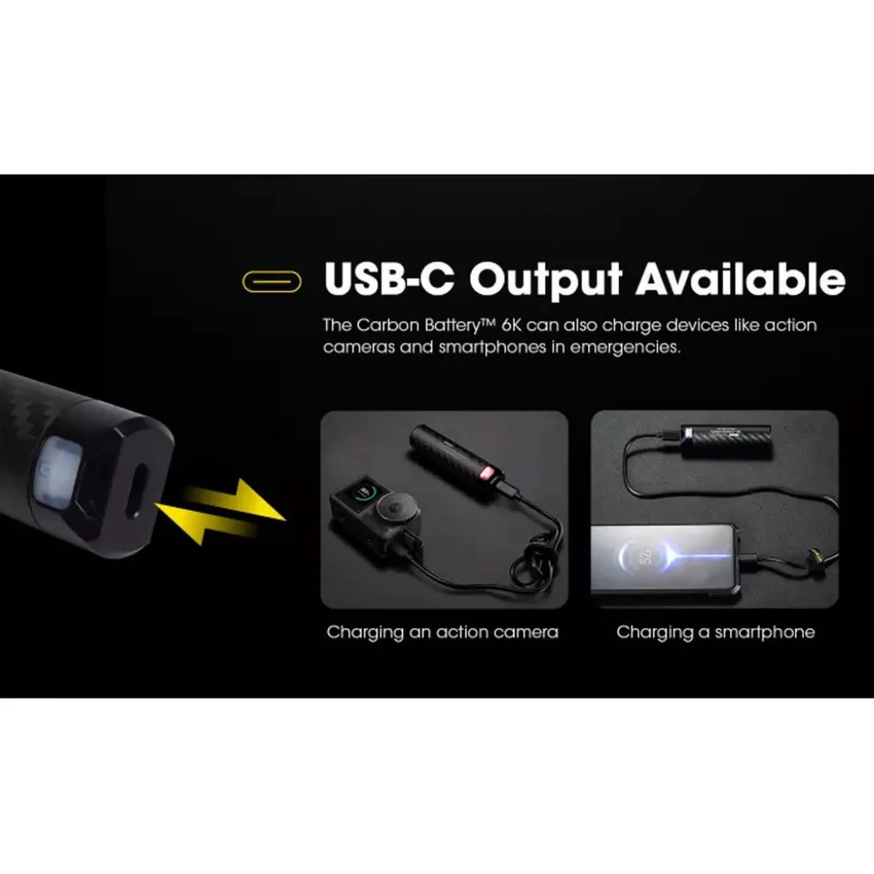 Carbon Battery 6K Power Bank