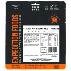 Chicken Korma with Rice (Double Serving)
