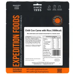 Chilli Con Carne with Rice (Double Serving)