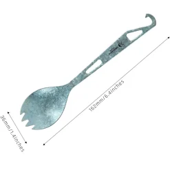 Coloured Titanium Bottle Opener Spork