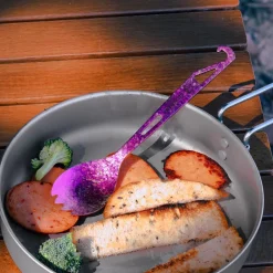 Coloured Titanium Bottle Opener Spork