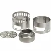 EBY255 Titanium Alcohol Stove DX Set (Ti DX Stand & Stove)