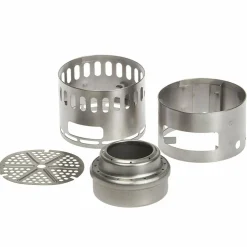 EBY255 Titanium Alcohol Stove DX Set (Ti DX Stand & Stove)