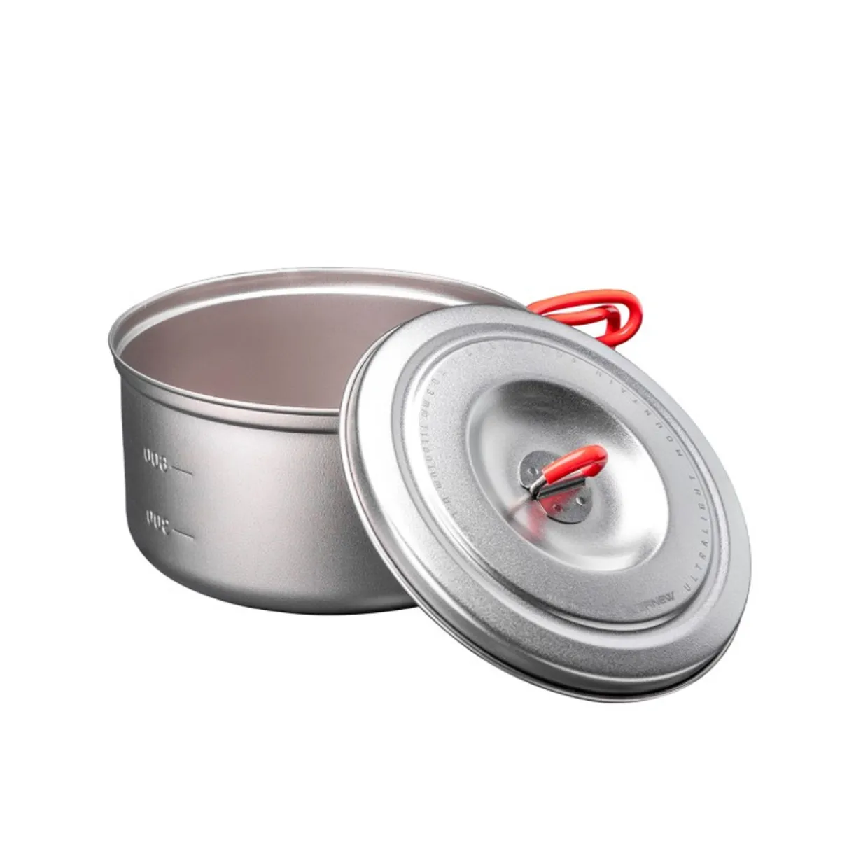 ECA536 Titanium Ultralight Pot Set M (900ml & 1300ml)