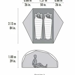 FreeLite 2 Person Tent - Green