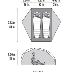FreeLite 2 Person Tent - Tan