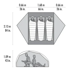 FreeLite 3 Person Tent - Tan