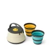 Frontier UL Collapsible Kettle Cook Set - [3 Piece] 1.1L Kettle, 2x Mug