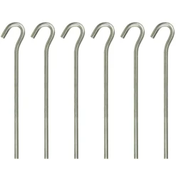 Mild Steel Round Wire Skewers 18cm - 6 Pack