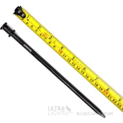 Nano 9 inch Tent Stake - Double Flange Head