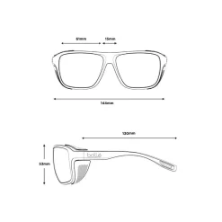 Pathfinder Sunglasses - Phantom Black Gun Photochromic Lens