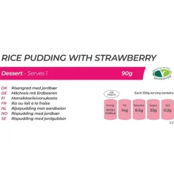 Rice Pudding with Strawberry