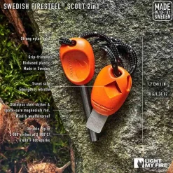 Swedish FireSteel Scout 2-in-1