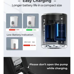 Tiny Pump 2X Outdoor Pump with Camping Lamp