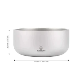 Titanium Backcountry Double Wall Bowl - 250ml