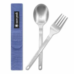 Titanium Fork & Spoon Set