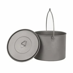 Titanium 1300ml Pot with Bail Handle