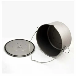 Titanium 2000ml Pot with Bail Handle