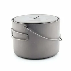 Titanium 1600ml Pot with Bail Handle