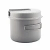 Titanium 1600ml Pot with Pan