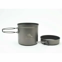 Titanium 1100ml Pot with Pan
