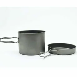 Titanium 1300ml Pot with Pan