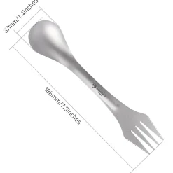 Titanium Spork - Dual Ended