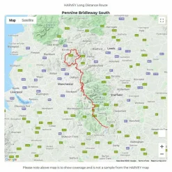 Trail Map XT40 - Pennine Bridleway South