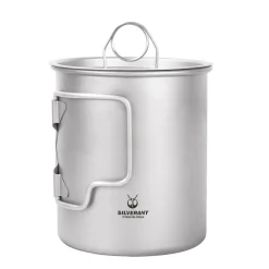 Ultralight Titanium Cup with Lid 500ml