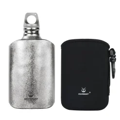 Ultralight Titanium Water Bottle 600ml - Slim
