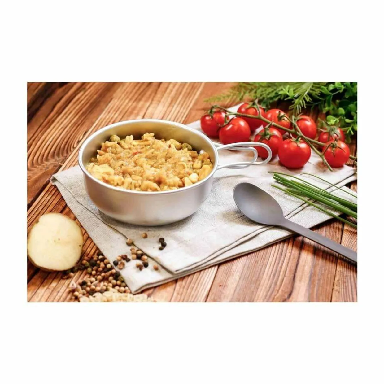 Vegetable Tikka with Rice (Single Serving)