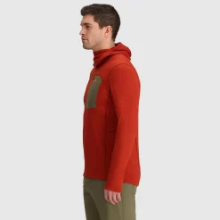 Vigor Grid Fleece Pullover Hoodie - Past Season Colours